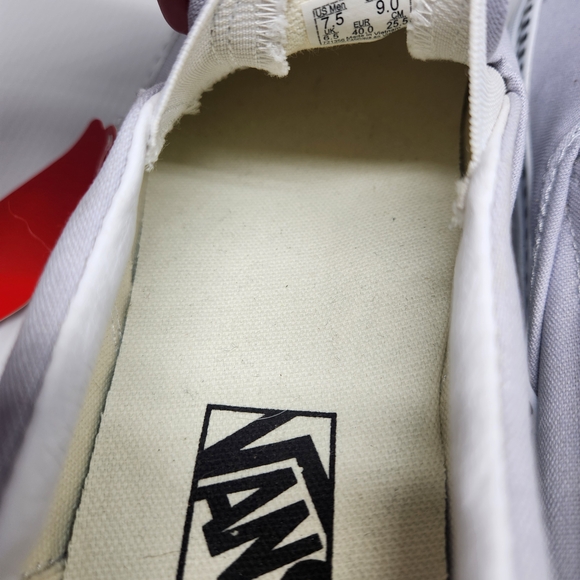 NWT Vans Slip-On Checker Shoes 7.5M/9W - Picture 6 of 7